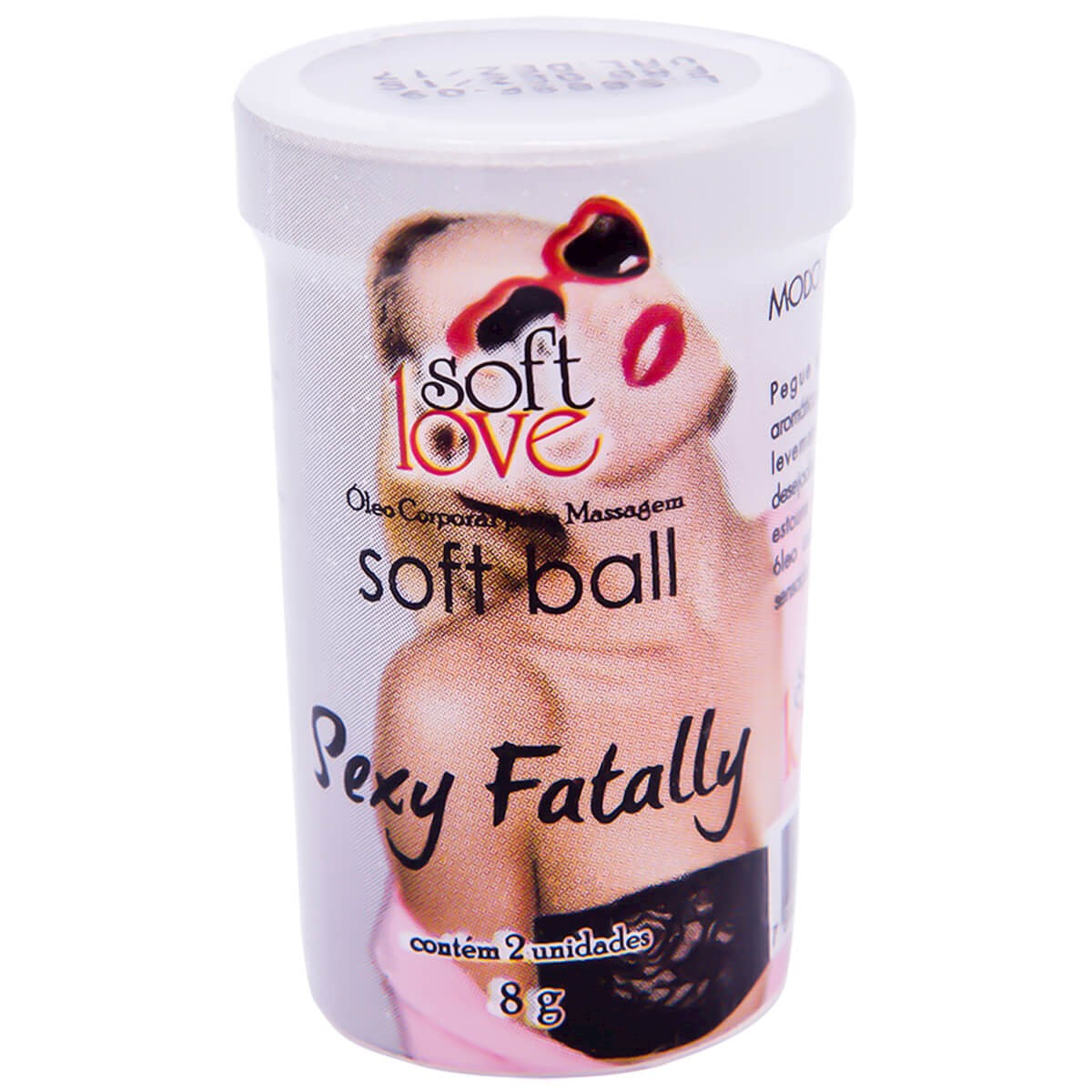 Soft Ball Sexy Fatally Óleo Corporal para Massagem Beijável 2 uni Soft Love