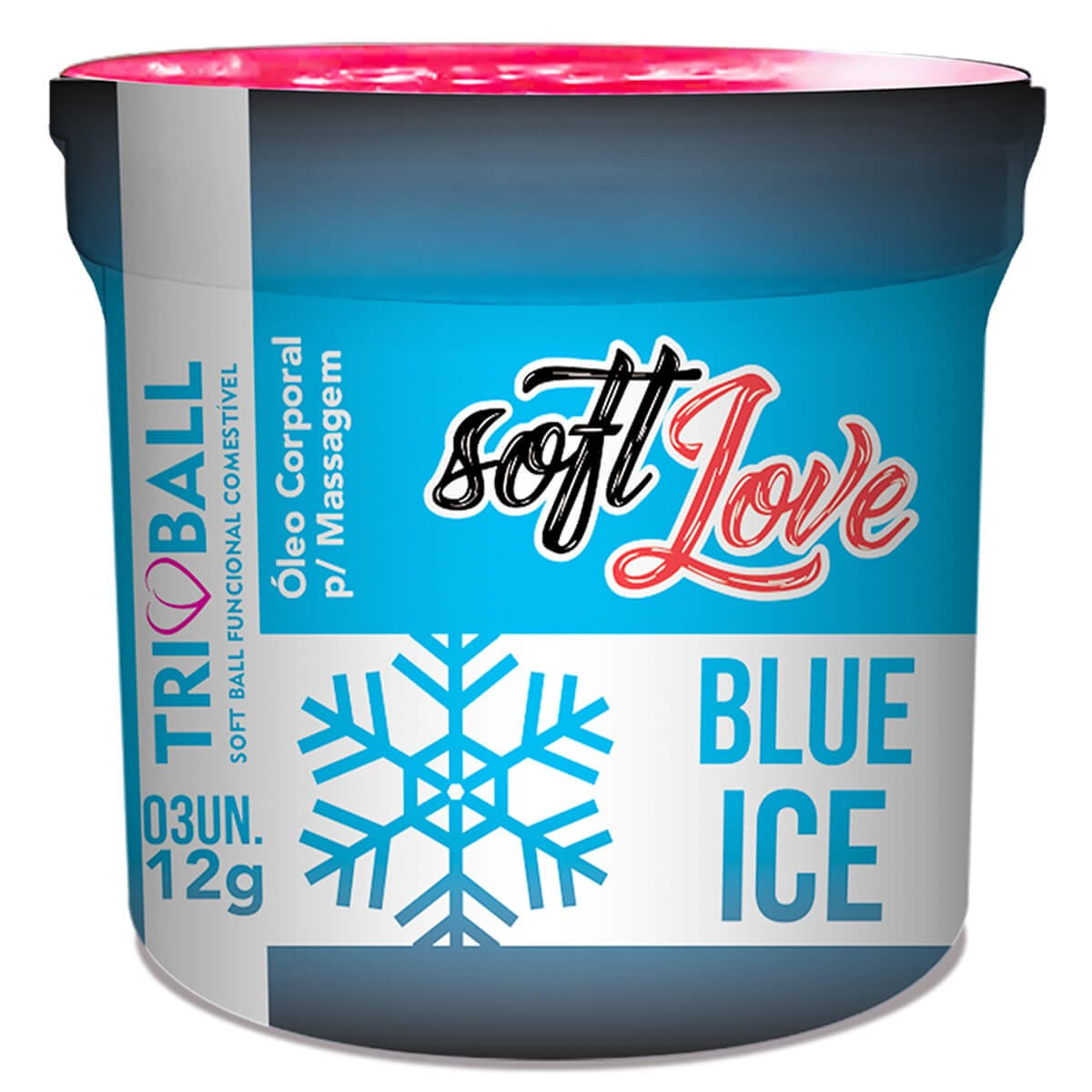 Blue Ice Triball Soft Ball Funcional 3un Soft Love