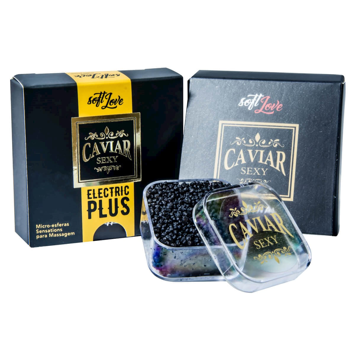 Caviar Sexy Electric Plus Micro Esferas Sensations para Massagem 14g Soft Love