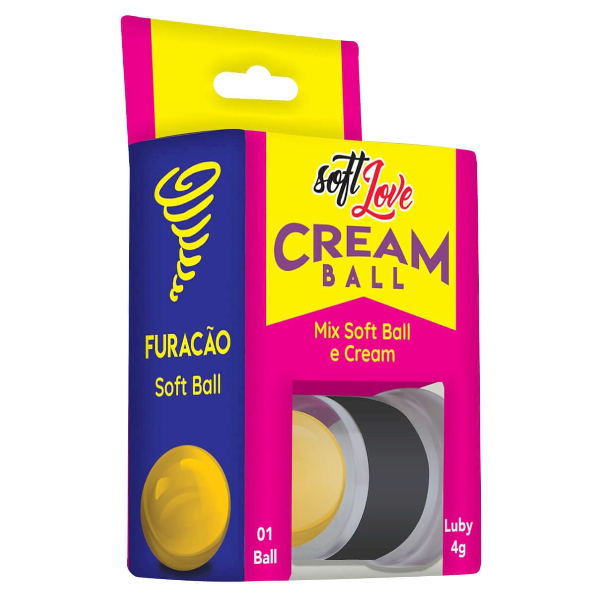 Cream Ball Furacão Bolt Excitante Eletrizante Soft Love