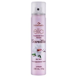 Ella Desodorante Íntimo Aerossol Vanilla 100 ml Sofisticatto