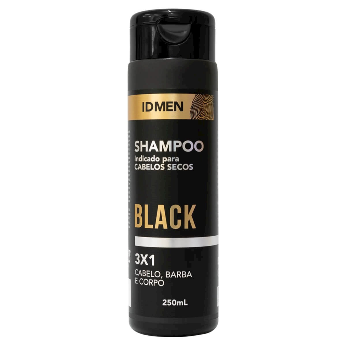 Shampoo Black para Cabelos Secos 3x1 250ml IDMEN Soft Love
