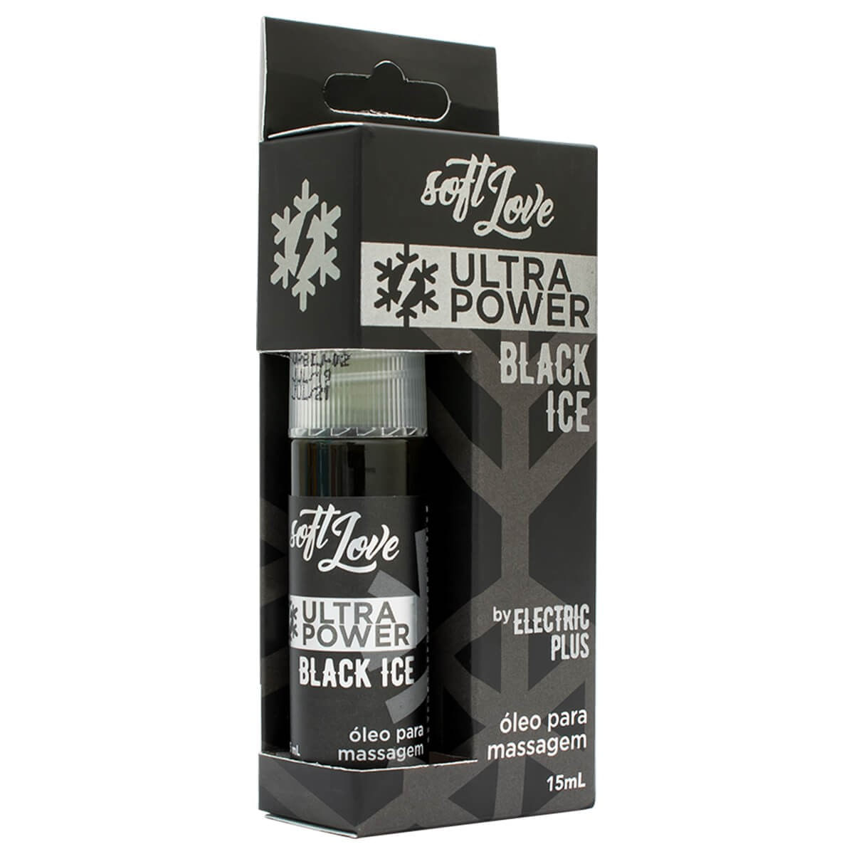Ultra Power Black Ice Vibrador Líquido Jatos by Eletric Plus 15ml Soft Love
