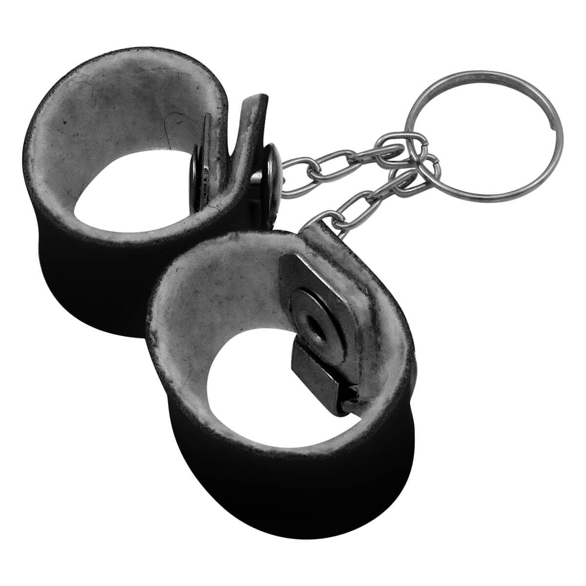 Chaveiro Algema em Couro Sintético com Argola em Metal Brasil Fetiche Chaveiro Algema em Couro Sintético com Argola em Metal Brasil Fetiche