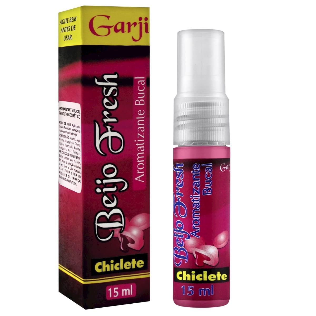 Aromatizante Bucal Beijo Fresh 15ml Garji Aromatizante Bucal Beijo Fresh 15ml Garji