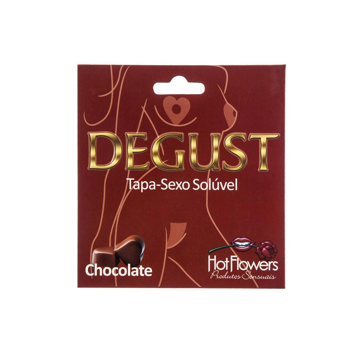 Degust Tapa-Sexo Solúvel Chocolate Borboleta Hot Flowers - Miess