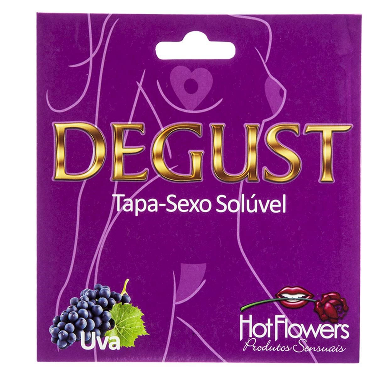 Degust Tapa-Sexo Solúvel Uva Borboleta Hot Flowers - Miess