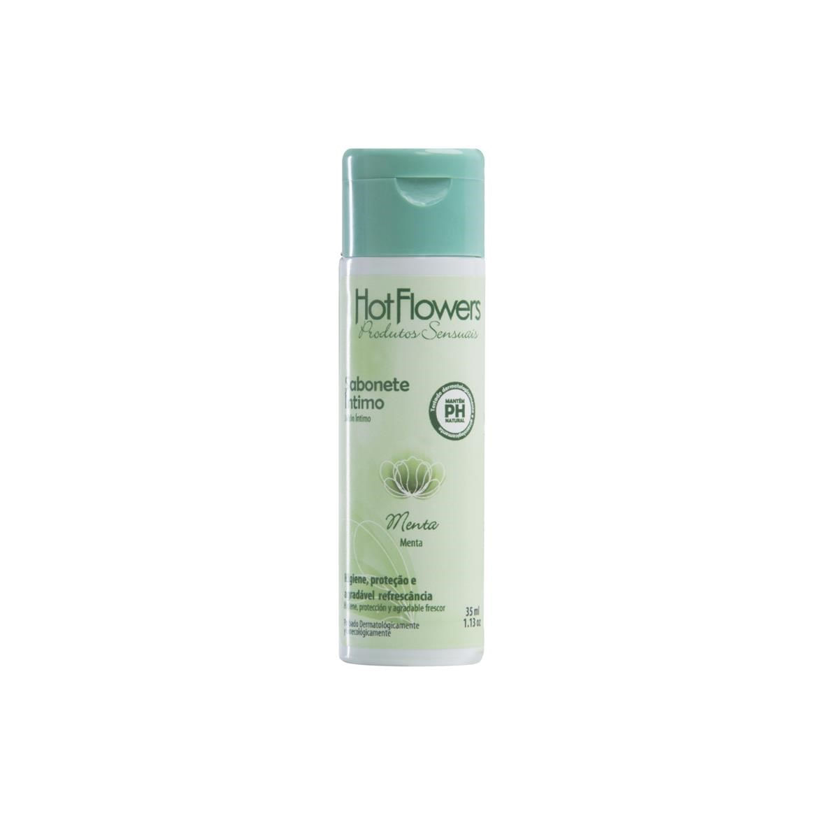 Sabonete Íntimo Menta 35ml Hot Flowers - MelHot
