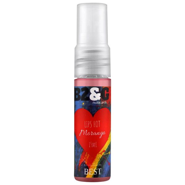 Lips Hot Óleo para Massagem Beijável 15ml Inside
