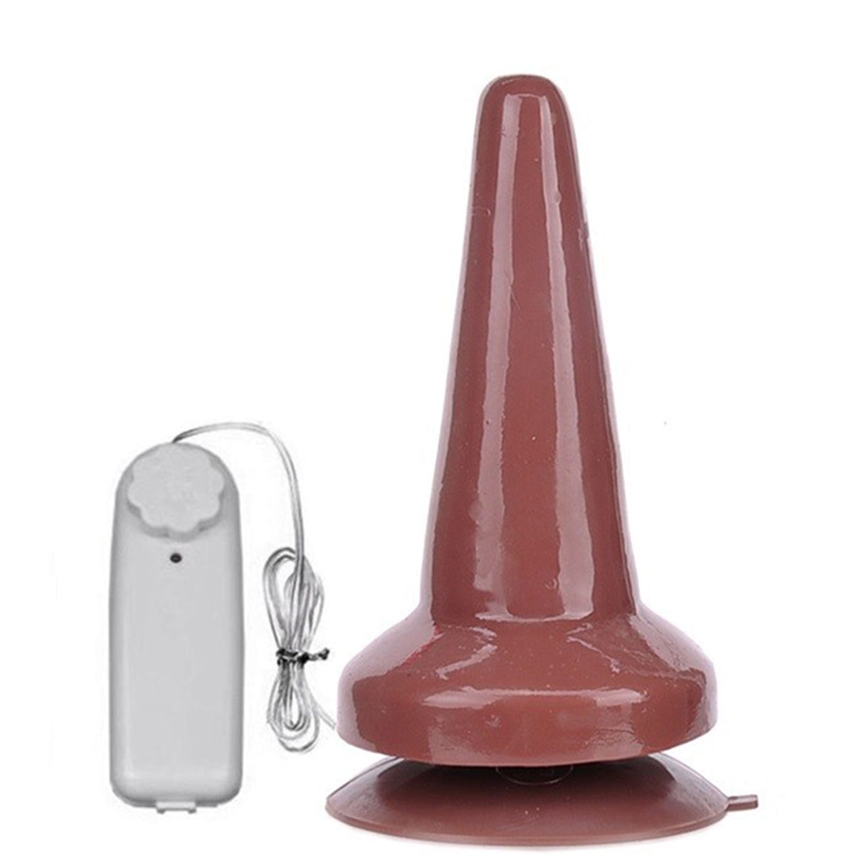 Plug Anal Com Vibro e Ventosa 14 cm Soft Line K import