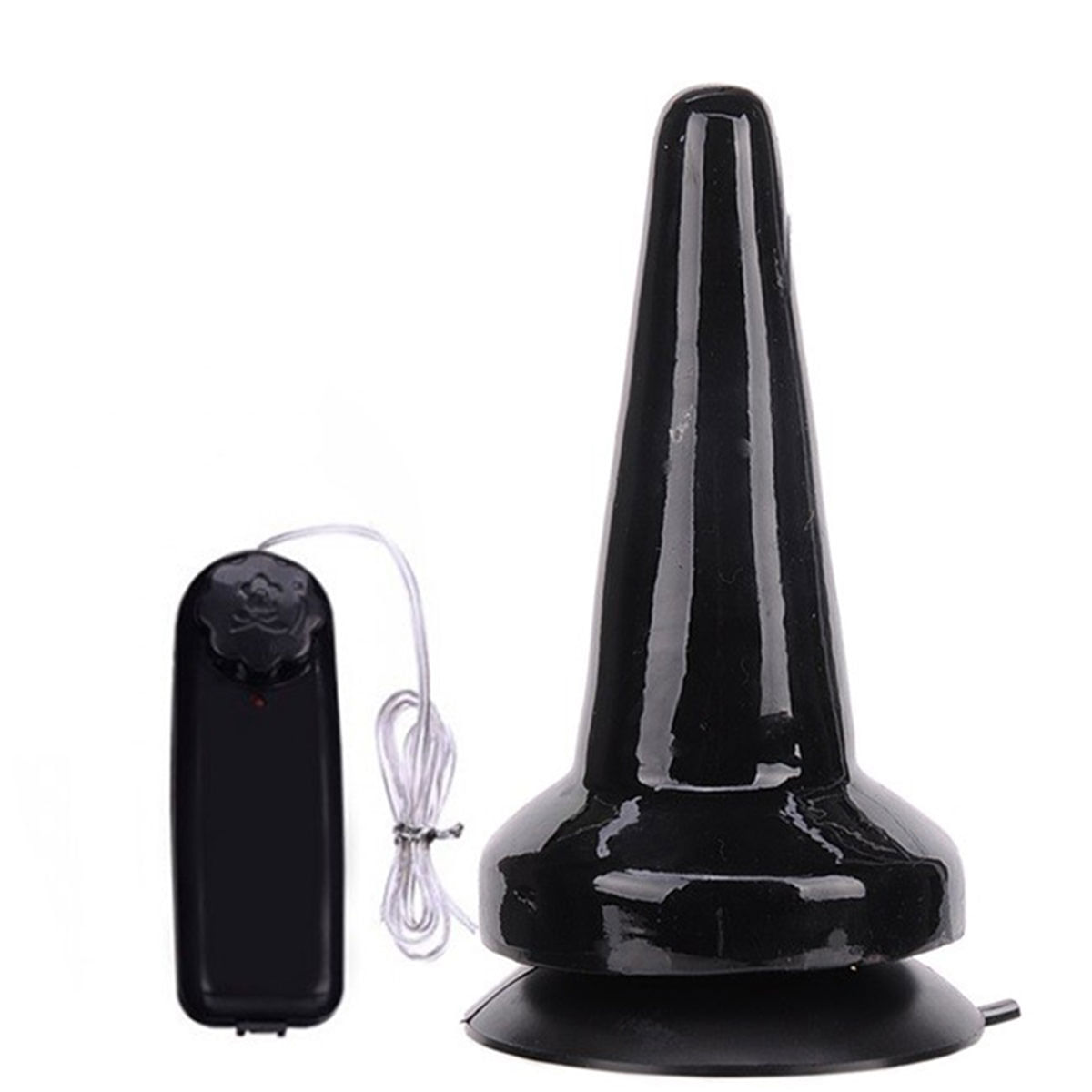Plug Anal Com Vibro e Ventosa 14 cm Soft Line K import