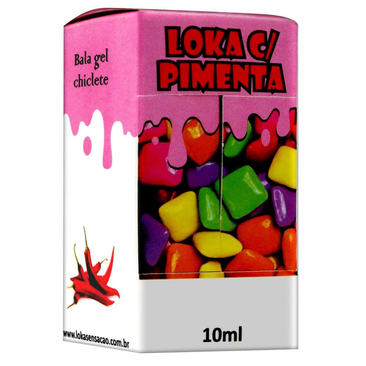 Bala Gel Comestível Loka com Pimenta 10ml Loka Sensação
