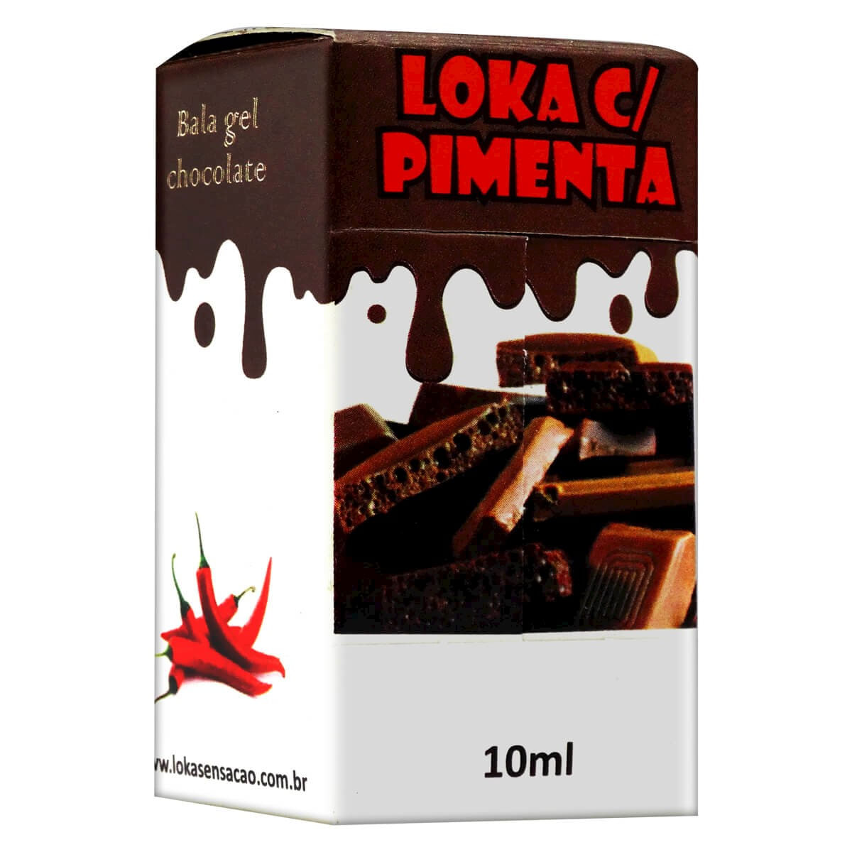 Bala Gel Comestível Loka com Pimenta 10ml Loka Sensação