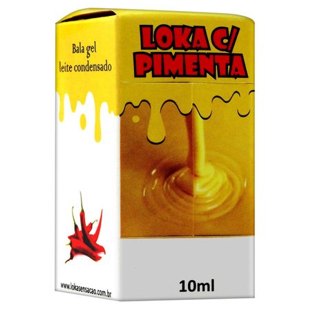 Bala Gel Comestível Loka com Pimenta 10ml Loka Sensação