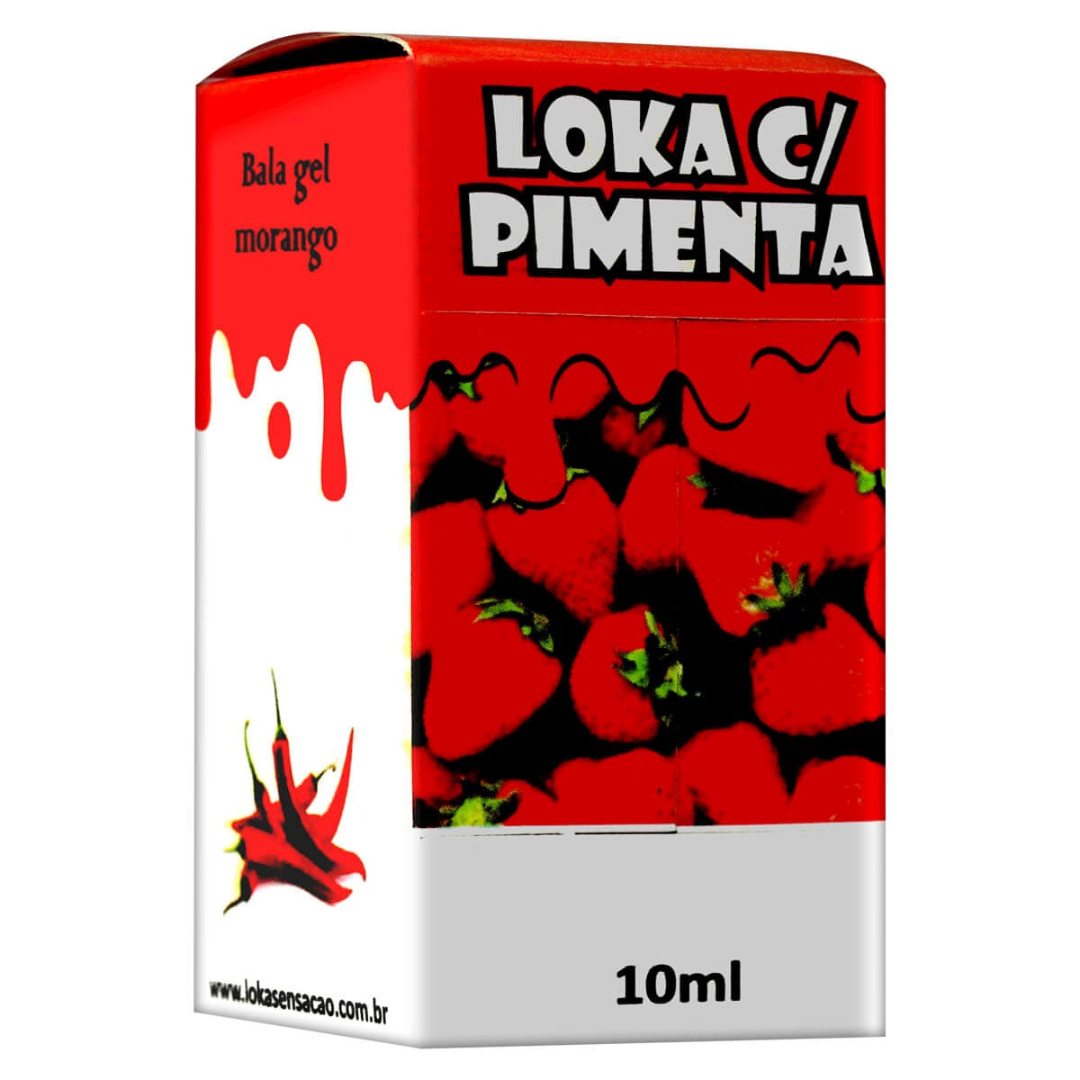 Bala Gel Comestível Loka com Pimenta 10ml Loka Sensação