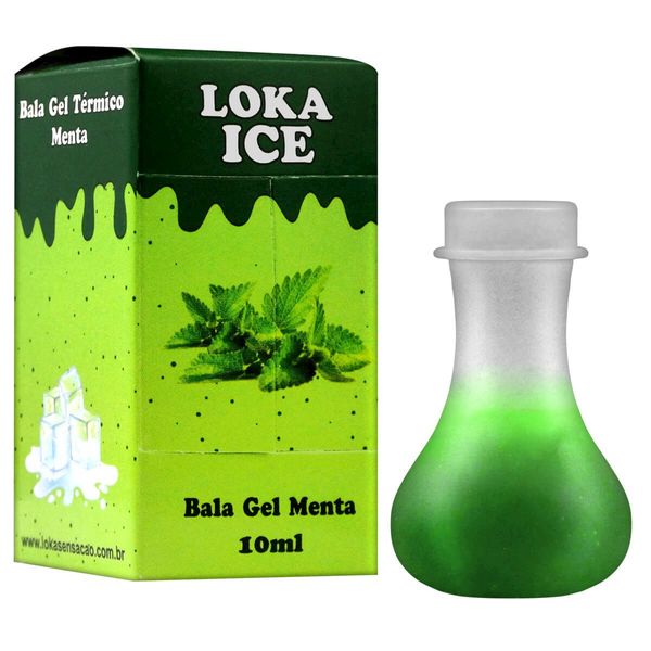 Bala Gel Comestível Loka Ice 10ml Loka Sensação
