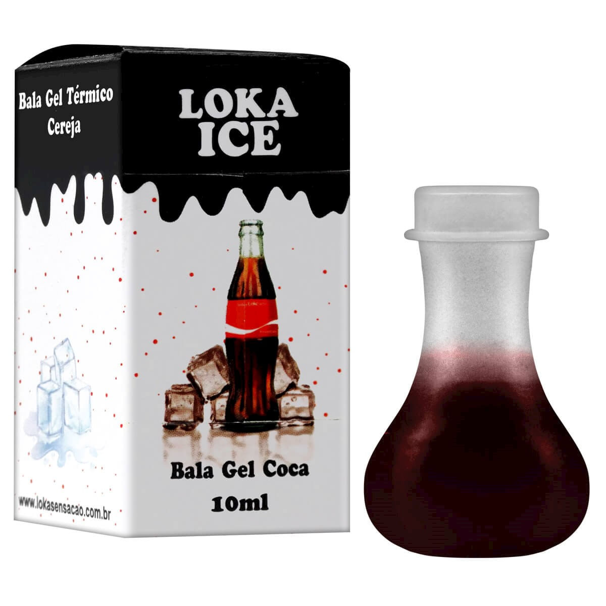 Bala Gel Comestível Loka Ice 10ml Loka Sensação