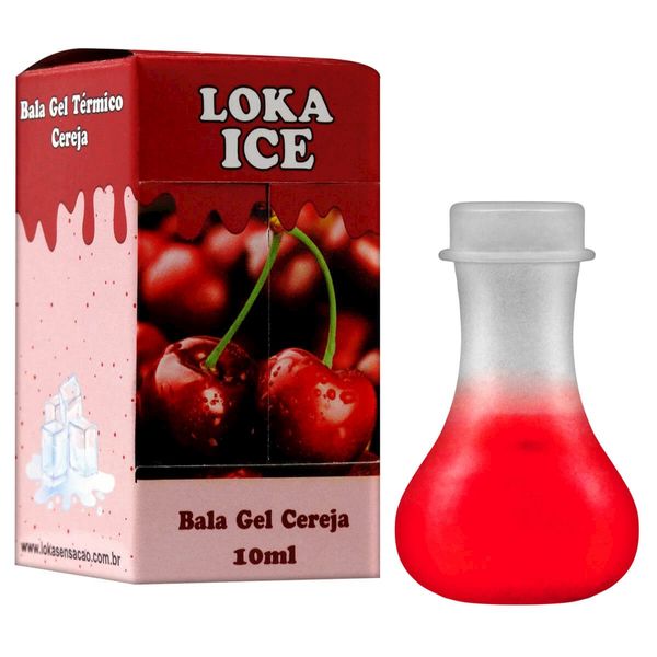 Bala Gel Comestível Loka Ice 10ml Loka Sensação