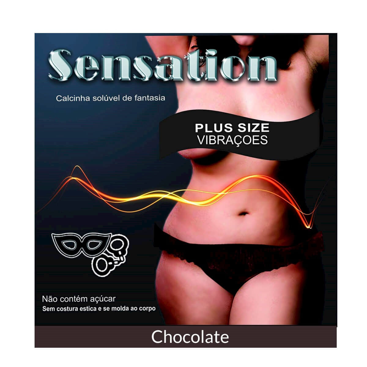 Sensation Calcinha Solúvel de Fantasia Vibrações Plus Size sem Costura de Gelatina Petit Cherry Sensation Calcinha Solúvel de Fantasia Vibrações Plus Size sem Costura de Gelatina Petit Cherry