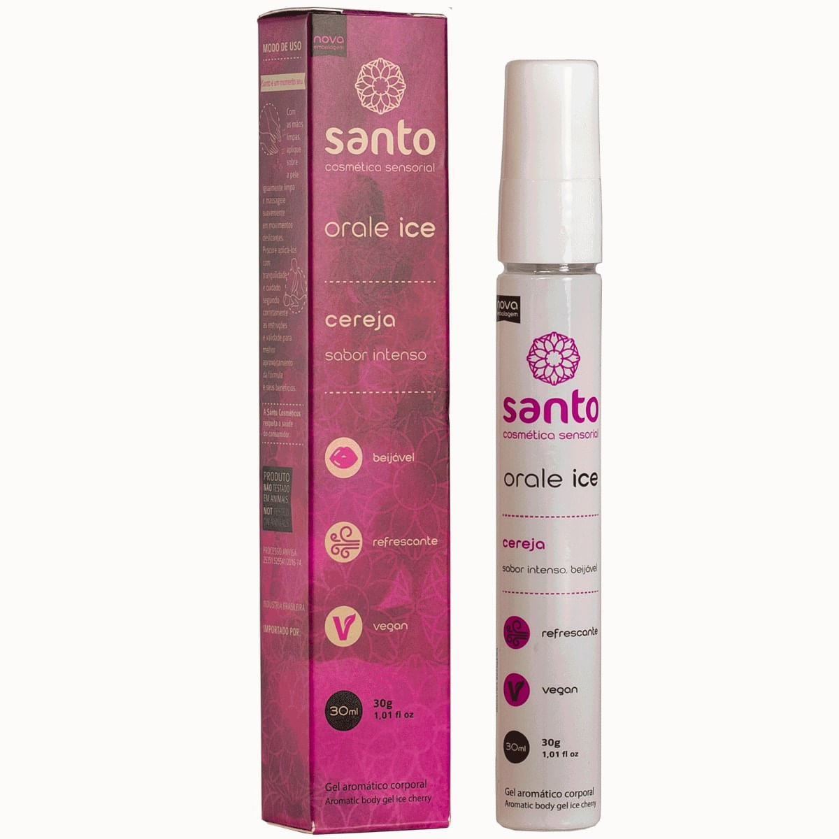Orale Ice Gel Aromatizante 30ml Santo Orale Ice Gel Aromatizante 30ml Santo