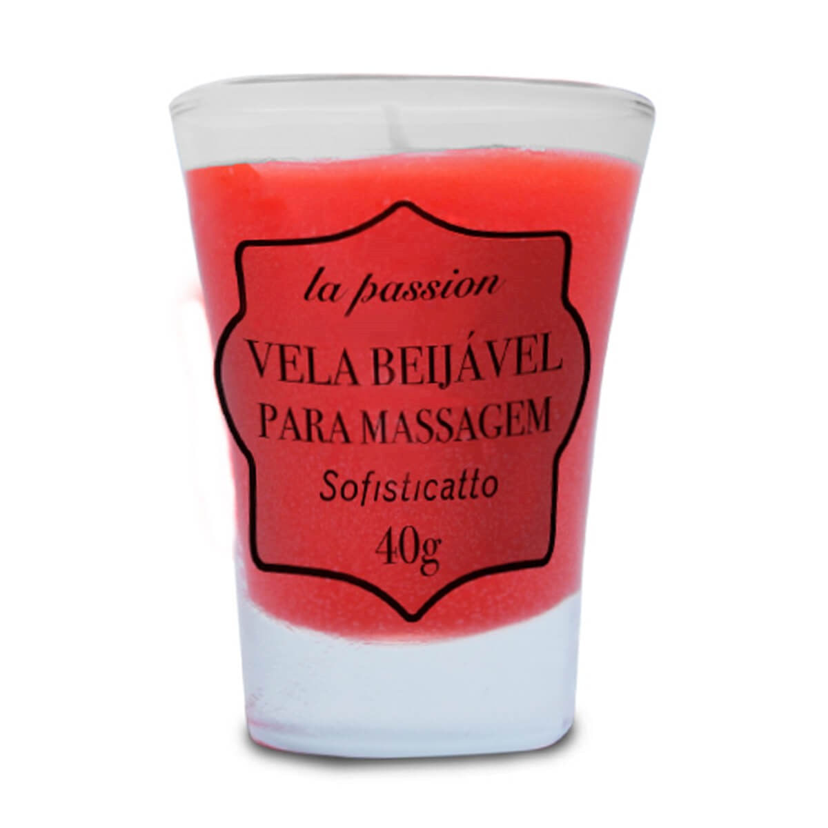 Vela Beijável Para Massagem 40g Linha Passion Sofisticatto Vela Beijável Para Massagem 40g Linha Passion Sofisticatto