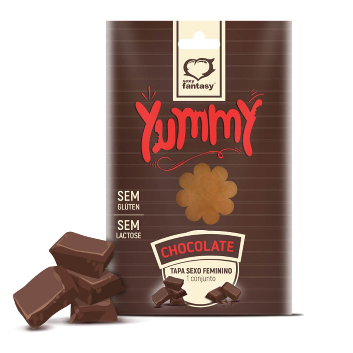 Yummy Tapa Sexo Solúvel Feminino Formato Flor Sexy Fantasy