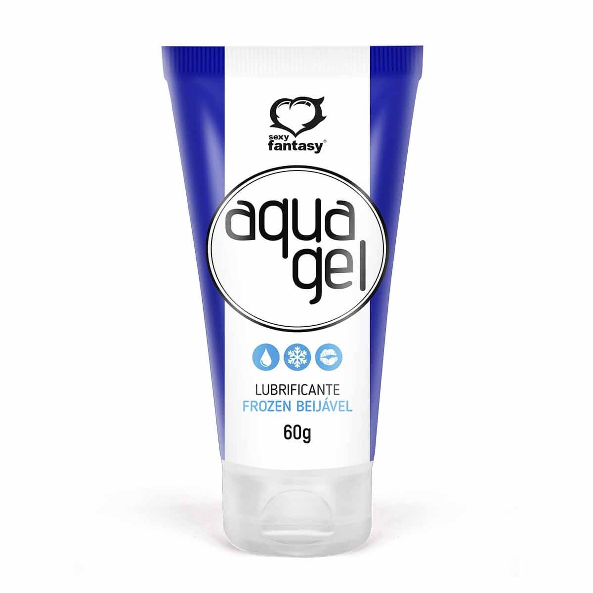 Aquagel Gel Lubrificante Frozen 60g Sexy Fantasy