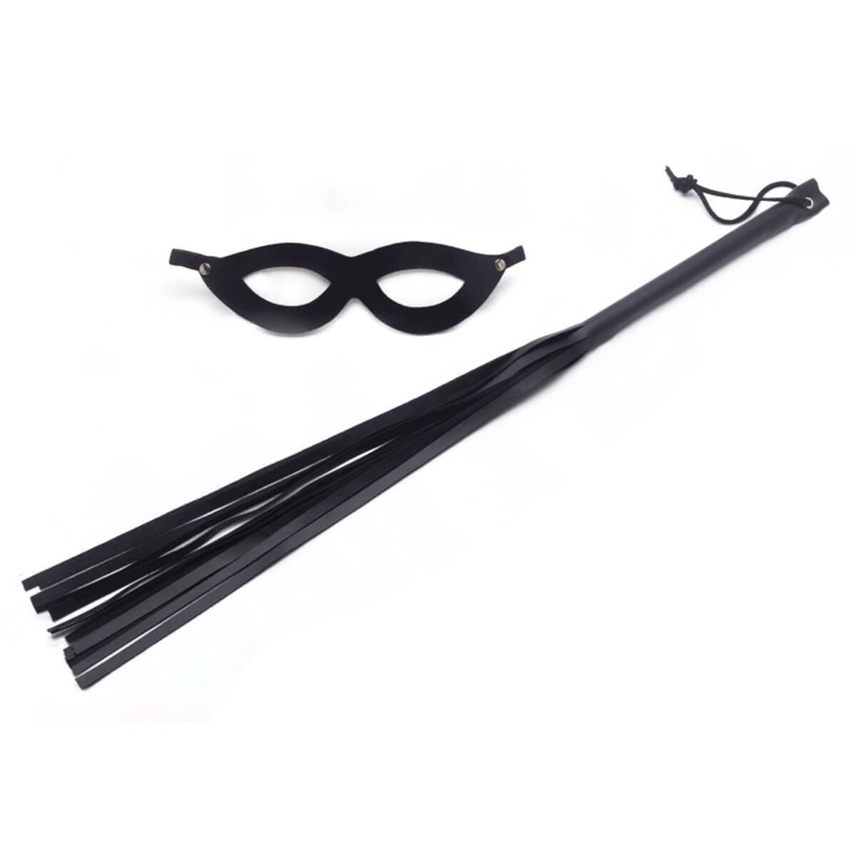 Kit Chicote 35 cm e Máscara Tiazinha Sexy Fantasy Kit Chicote 35 cm e Máscara Tiazinha Sexy Fantasy