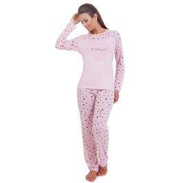 Pijama Feminino Adulto com Estampa na Peça Inteira de Pássaros Victory