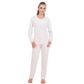 Pijama Adulto Classic com Detalhe de Botão na Blusa Victory