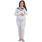 Pijama Adulto Gestante com Detalhe em Renda e Botões Victory