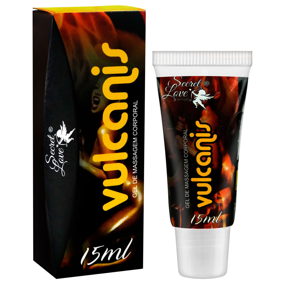 Vulcanis Excitante Unissex Esquenta e Esfria 15ml Secret Love