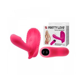 Estimulador de Clitóris Pretty Love Fancy Clamshe II em Formato de Concha Miss Collection