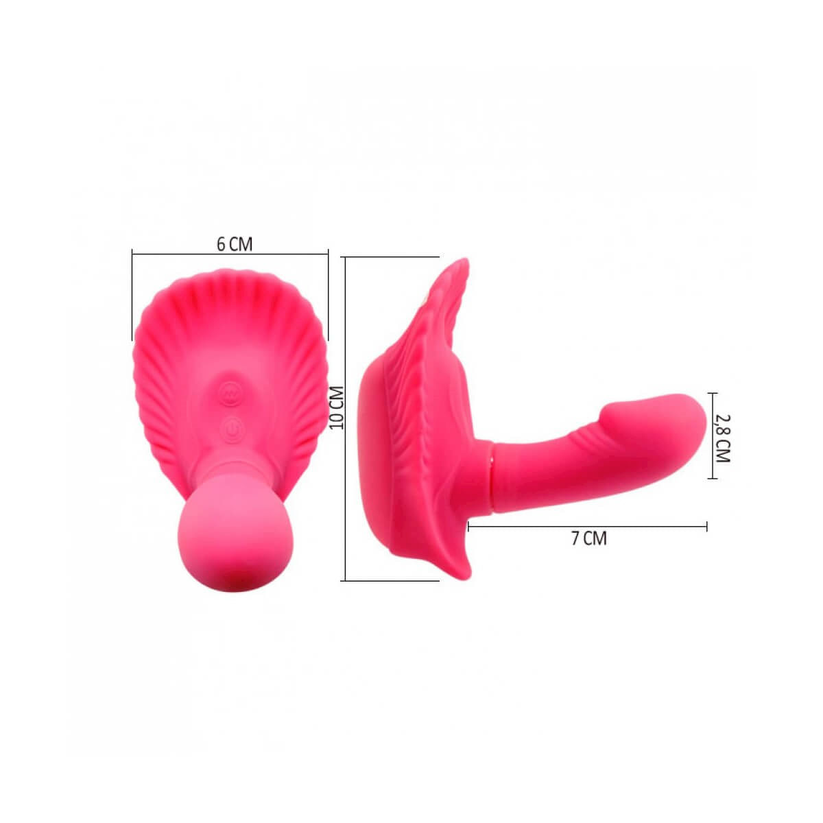 Estimulador de Clitóris Pretty Love Fancy Clamshe II em Formato de Concha Miss Collection