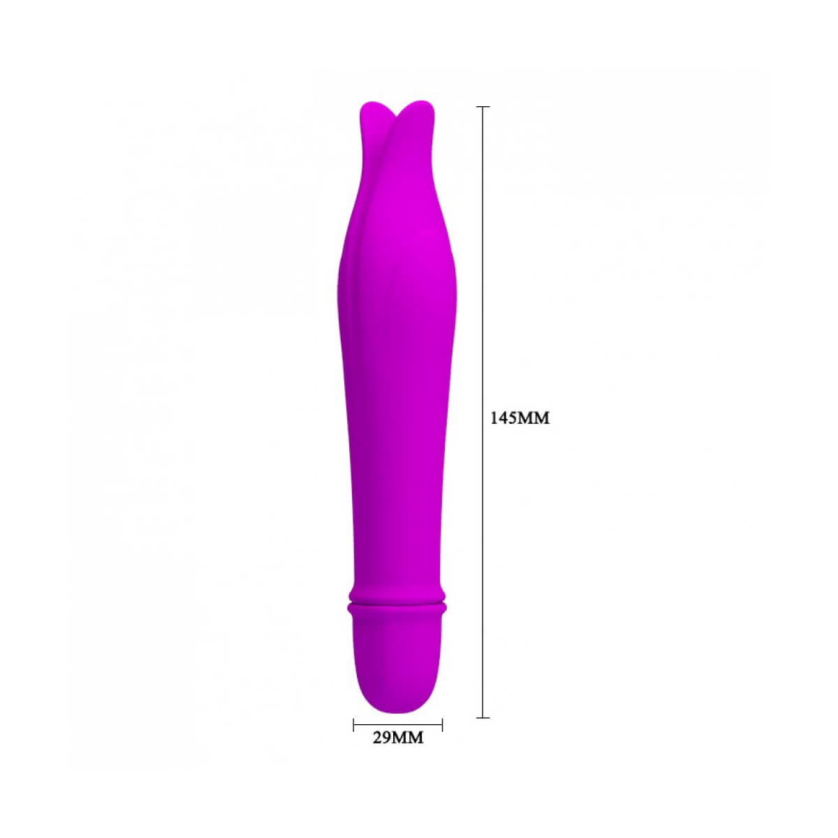 Mini Vibrador Ponta Dupla Estimula o Ponto G com 10 Modos de Vibração Miss Collection