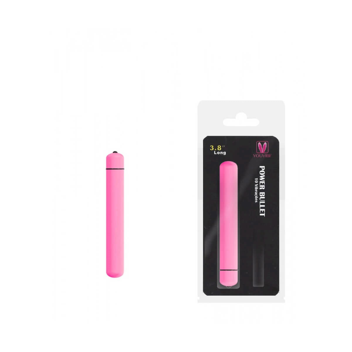 Cápsula Vibratória Power Bullet com 10 Tipo de Vibrações Miss Collection