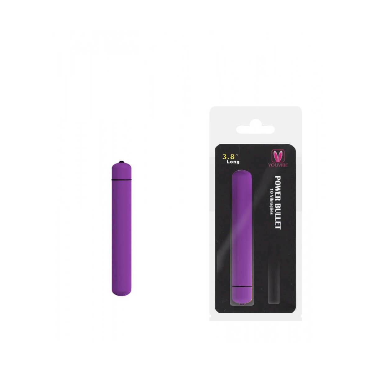 Cápsula Vibratória Power Bullet com 10 Tipo de Vibrações Miss Collection
