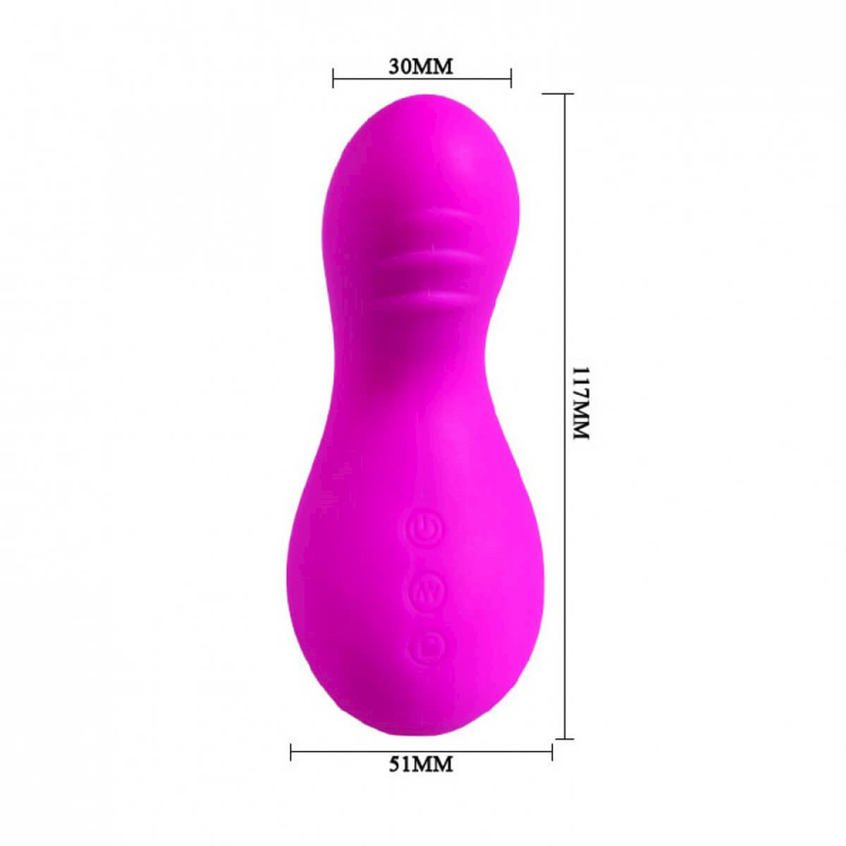 Vibrador Pretty Love Gourd com Sensor de Pressão com 12 Modos de Vibração Miss Collection