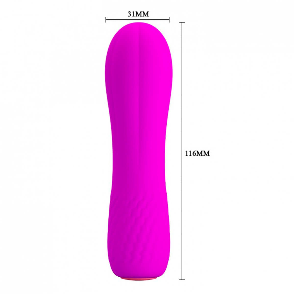 Vibrador Pretty Love Allen Ponto G Escalonado com 12 Modos de Vibrações Vip Mix