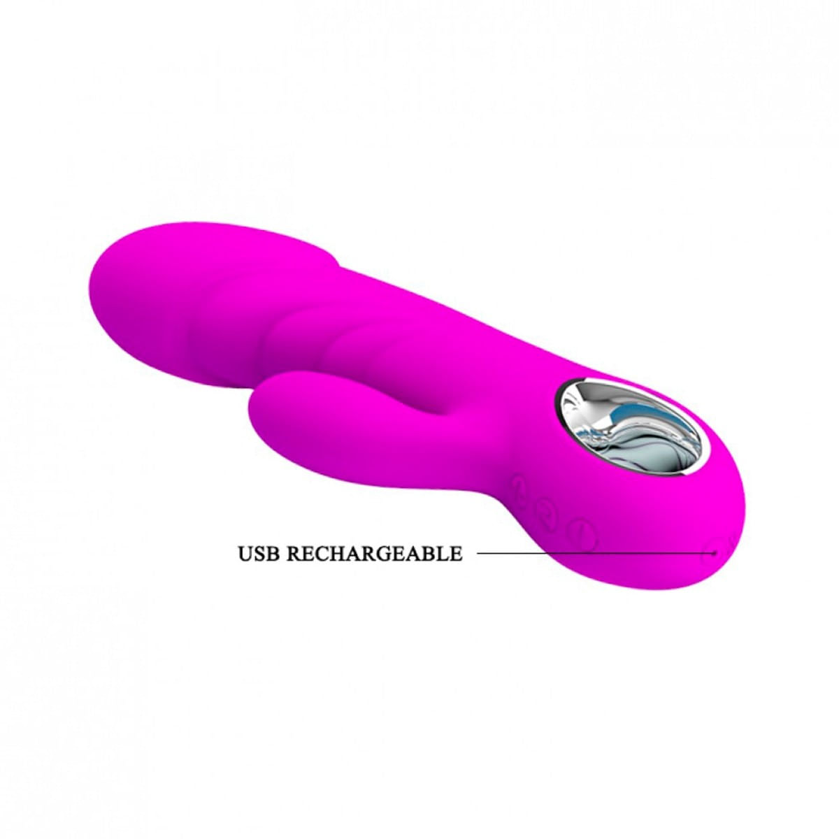 Pretty Love Ansel Vibrador Ponto G com Relevos e 7 Modos de Pulsação e 5 de Vibração