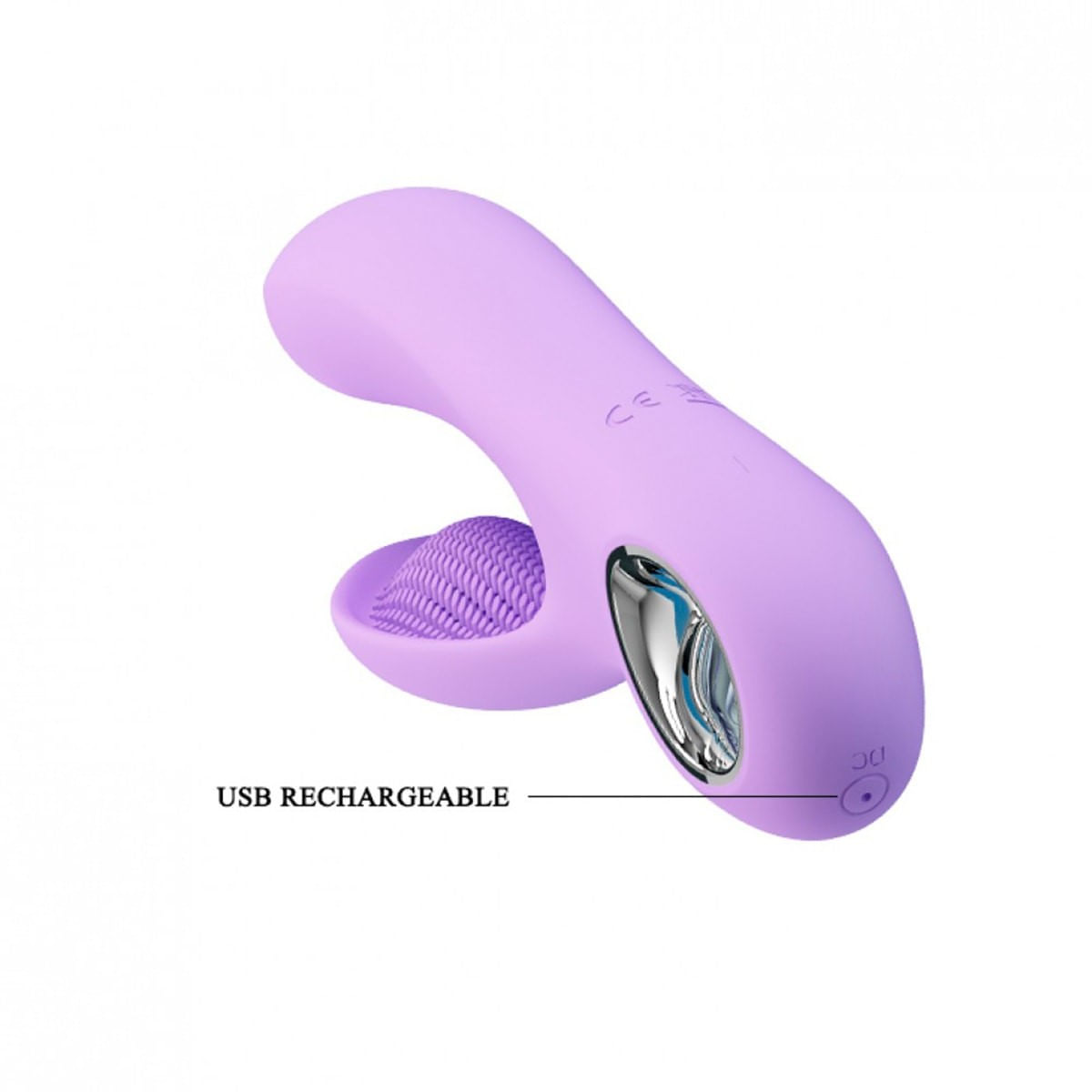 Pretty Love Canrol Vibrador com Cerdas Massageadoras e Estimulador Clitoriano
