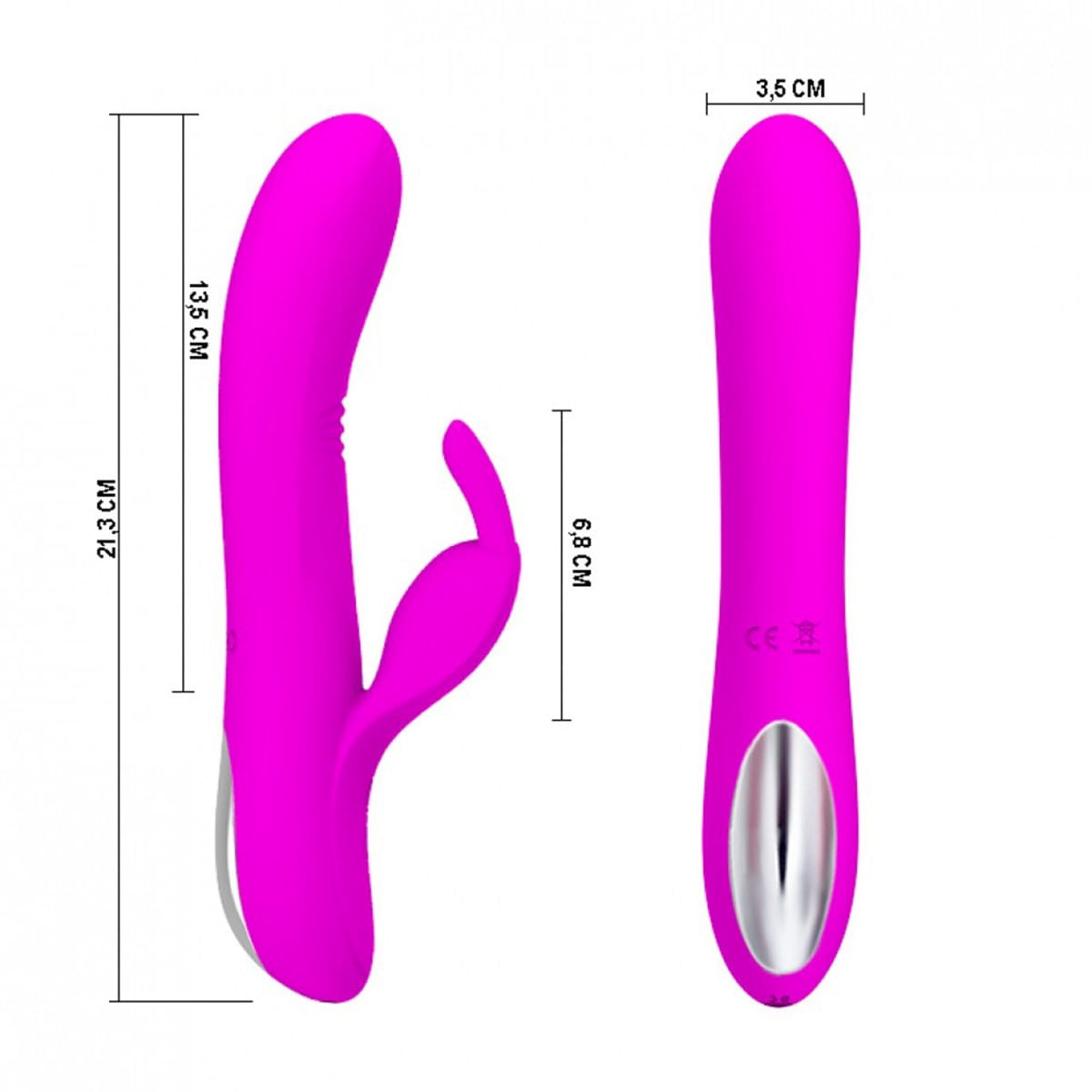 Pretty Love Dylan Vibrador Ponto G À Prova D'água e 7 Modos de Vibração Miss Collection