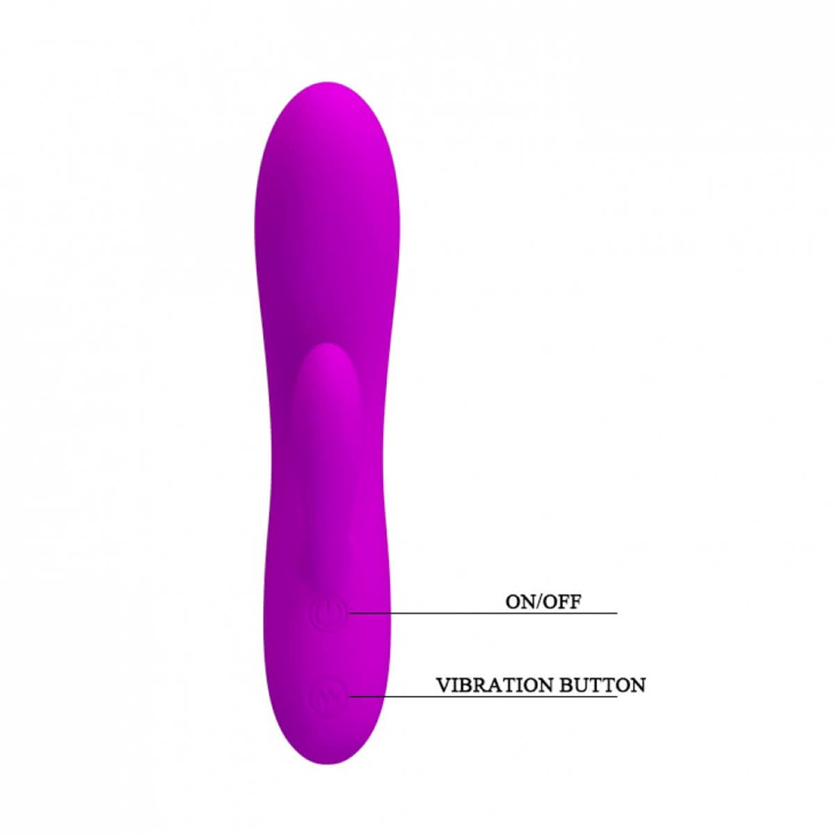 Vibrador com Estimulador Clitoriano Ponto G e 30 Modos de Vibração Recarregável Alvin Pretty Love