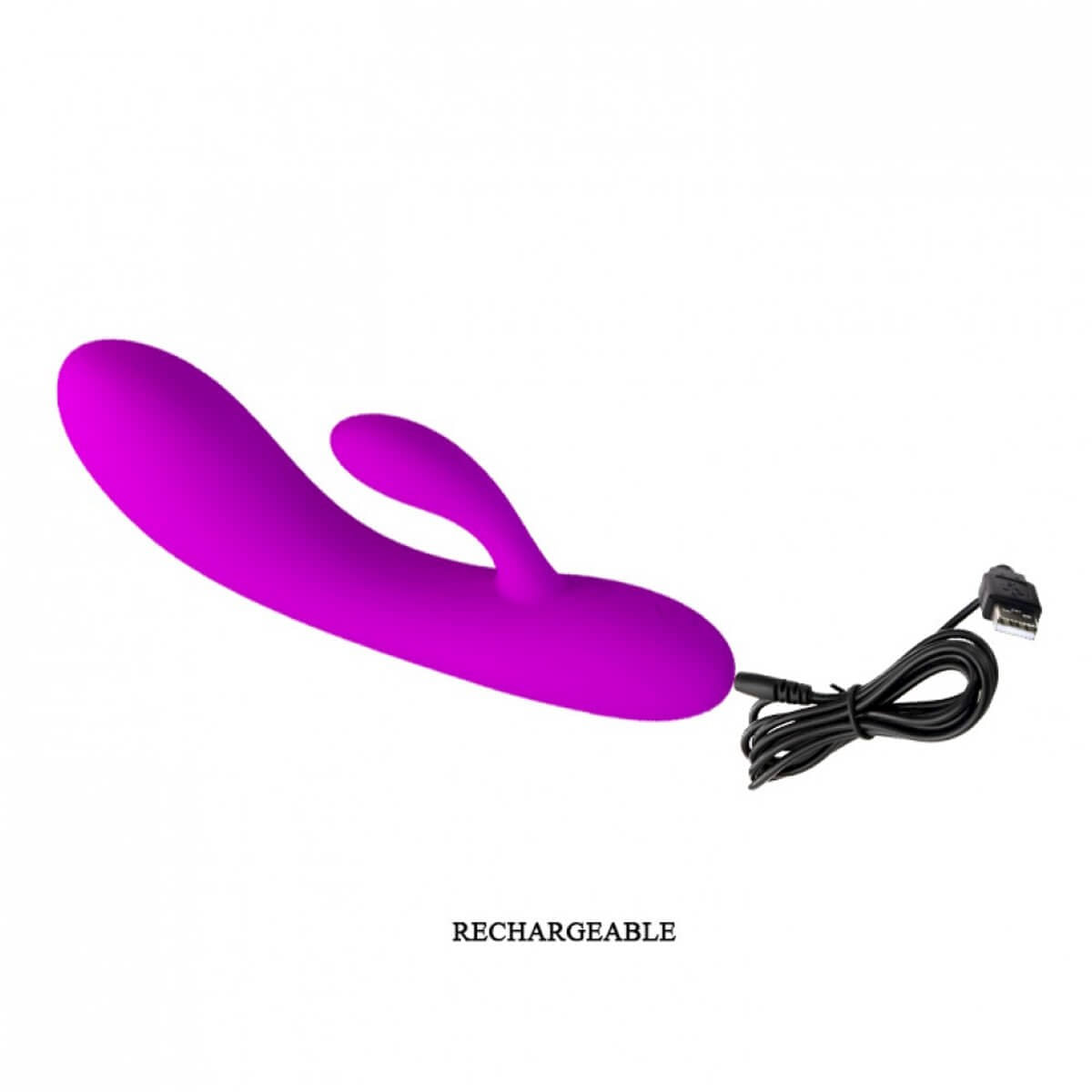 Vibrador com Estimulador Clitoriano Ponto G e 30 Modos de Vibração Recarregável Alvin Pretty Love