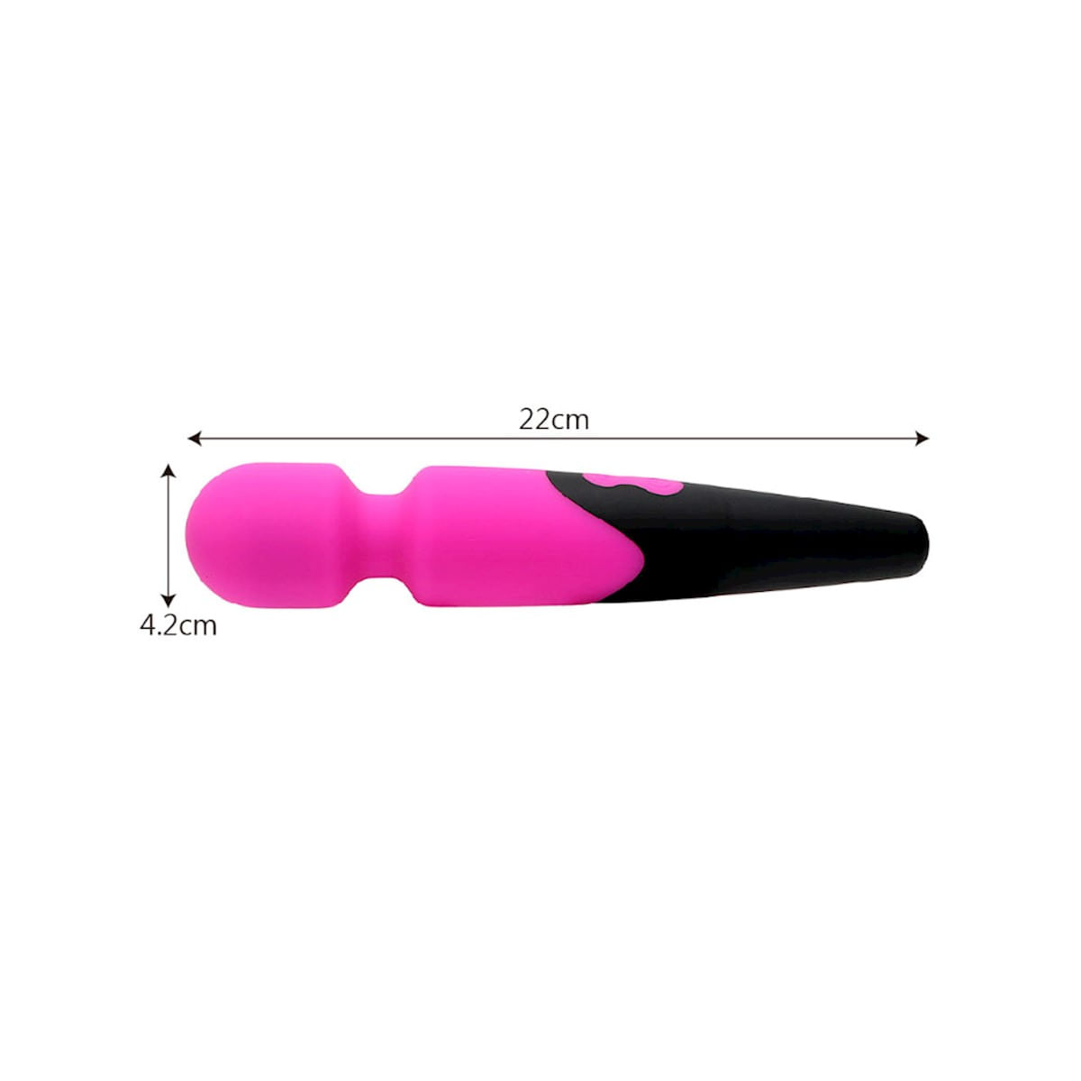 Massageador Corporal com 7 Modos de Pulsação e 4 Intensidades de Vibração Miss Collection