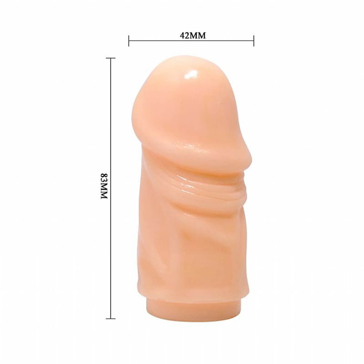 Capa Peniana Extensora em Silicone com Glande Salientes Miss Collection