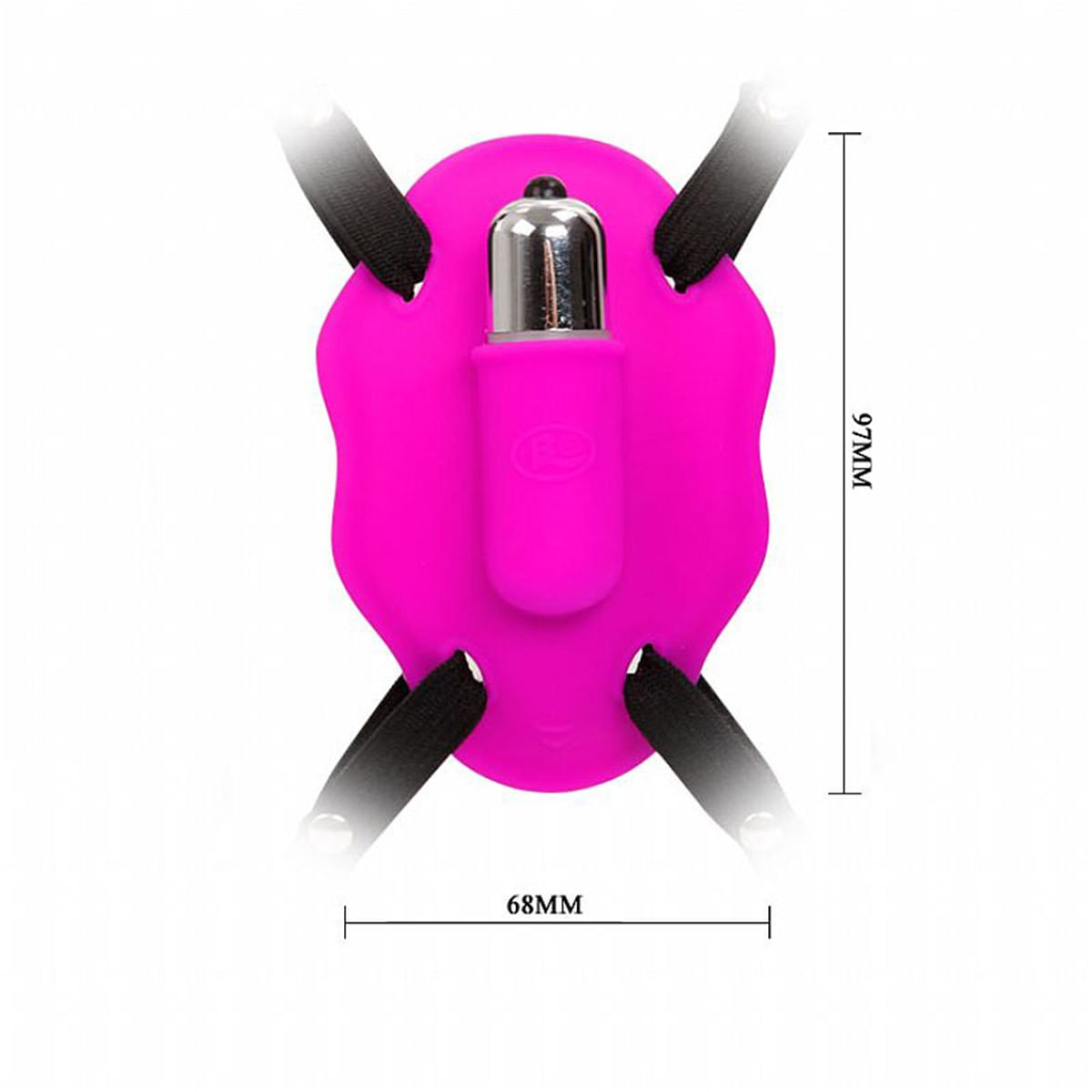 Cinta Estimuladora de Clitóris com Vibrador 11x6,5 cm Sexy Import