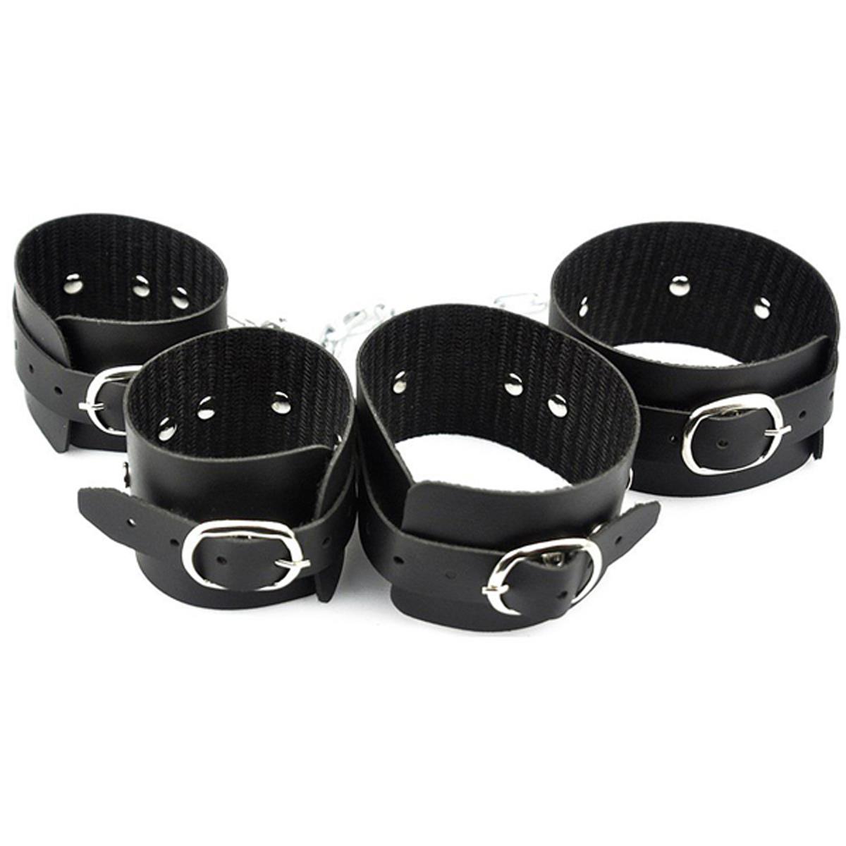 Bracelete e Tornozeleiras com Corrente Dominatrixxx Bracelete e Tornozeleiras com Corrente Dominatrixxx
