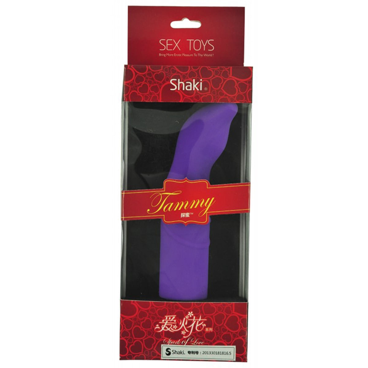 Vibrador Tammy em Silicone Solf Touch com Estimulador, 8 Velocidades