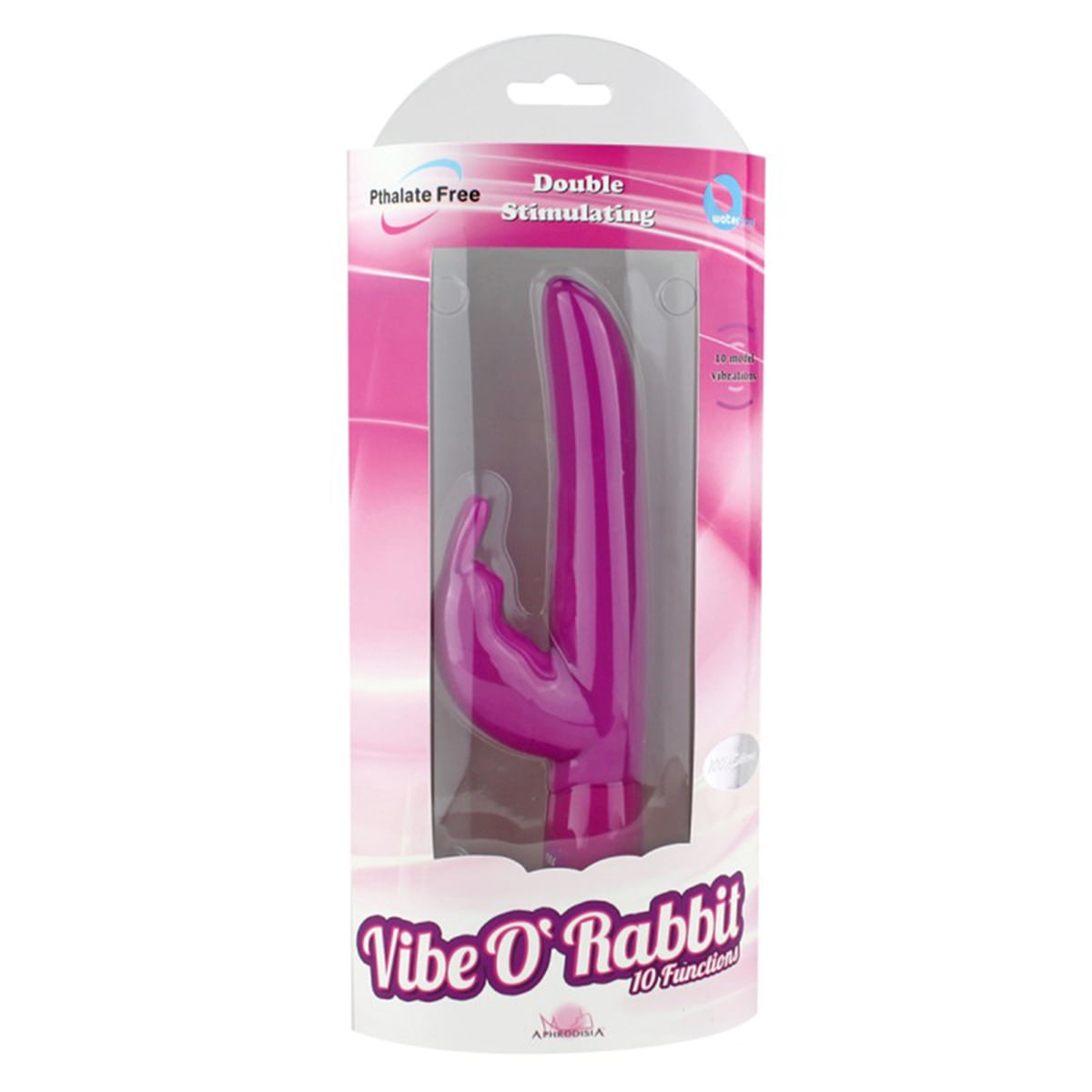 Duplo Estimulador Vibe O'Rabbit em Silicone Solf Touch com Estimulador 10 Velocidades